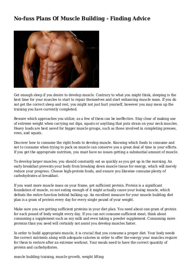 Diet plan for extreme muscle gain